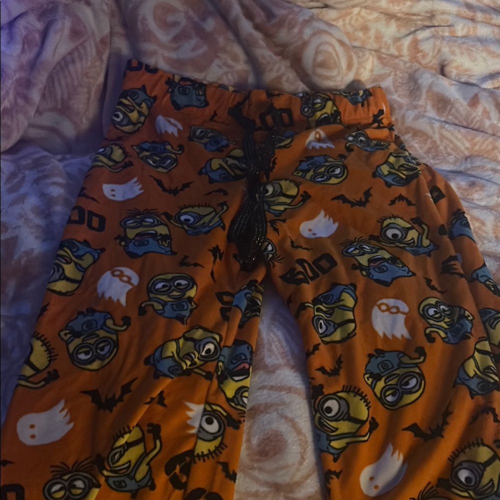 Kids Halloween Minion Pajamas - Orange